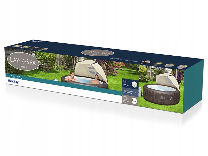 NAMIOT DASZEK OSŁONA DO JACUZZI BESTWAY 60304 SPA Długość 183 cm