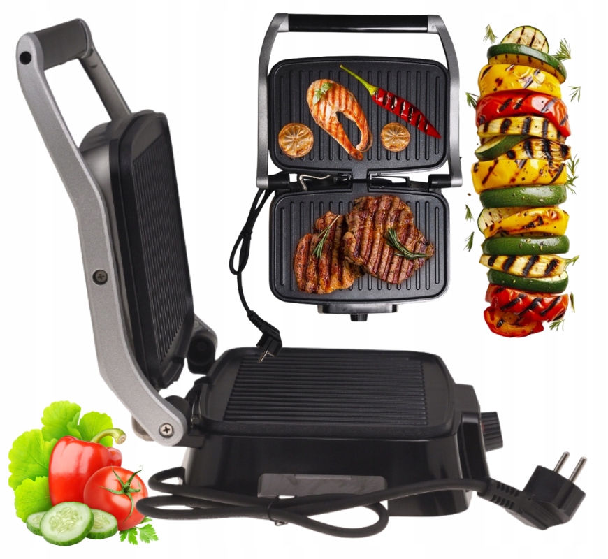 Elektrický Skládací Sendvičovač Toustovač Toust Kamille