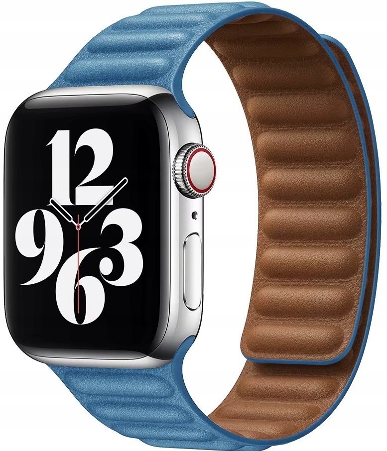 Pásek na magnet pro Apple Watch 1/2/4/5/6/7/8/9/SE modrý Premium 42/44 mm