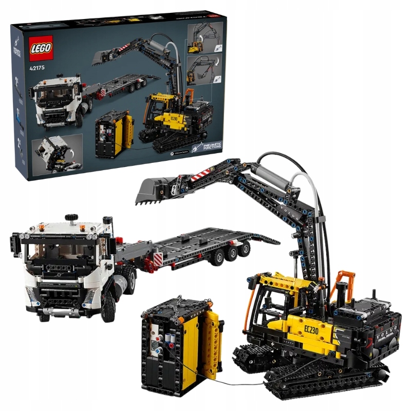 Lego Technic Nákladní Automobil Volvo Fmx A Bagr EC230 Electric Stavebnice Sada