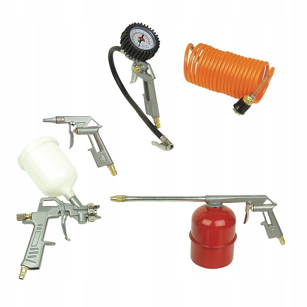Pistolet natryskowy manometr zestaw pneumatyczny Marka Brüder Mannesmann