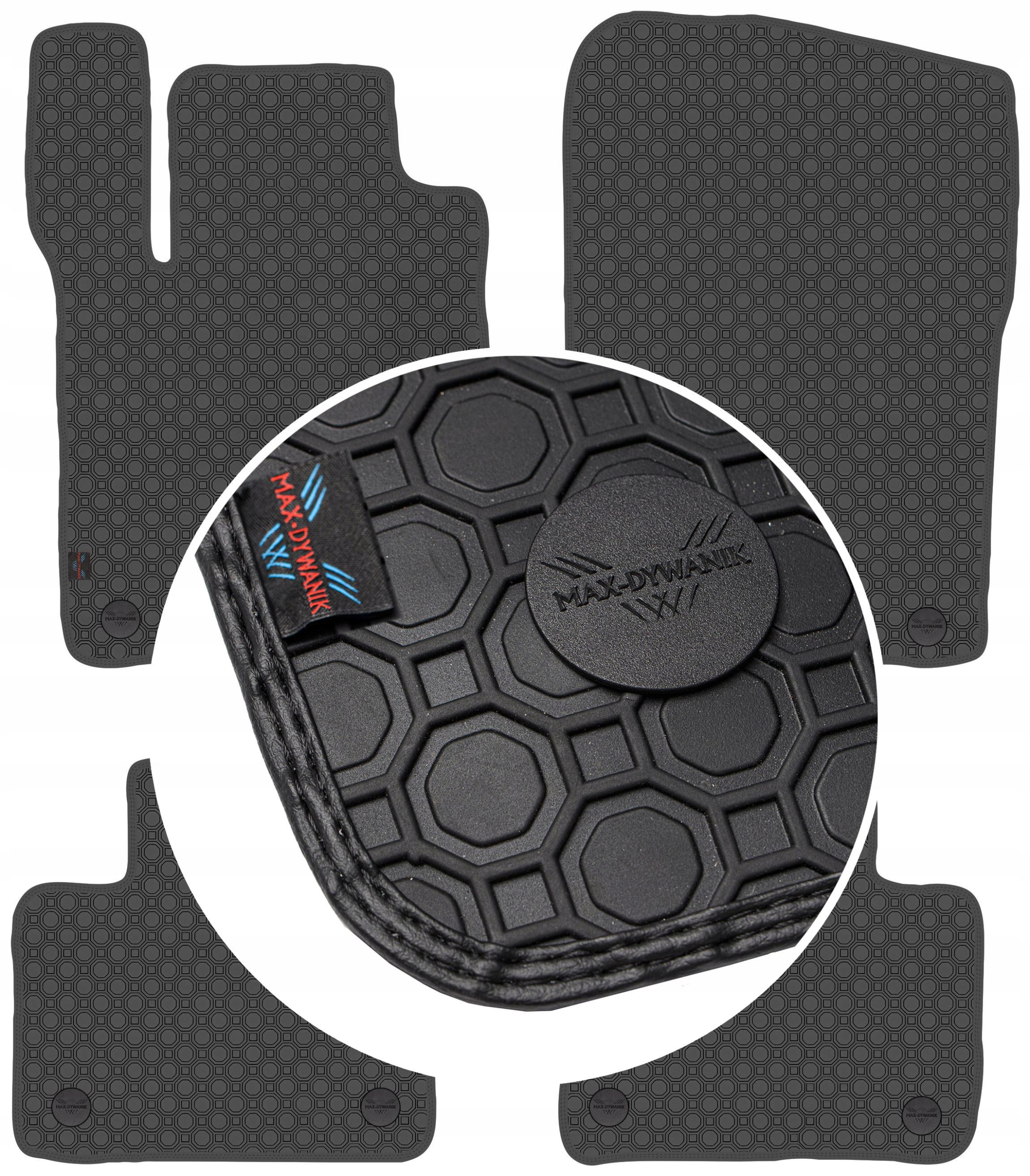 Mercedes Gls 5os 2015-2019 Koberce Čierne