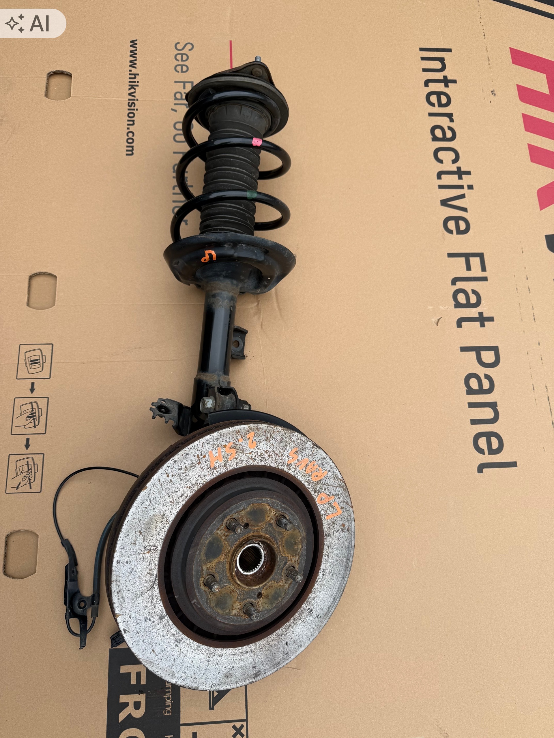 shock absorber spring McPherson swing disc left front TOYOTA RAV4 2.5