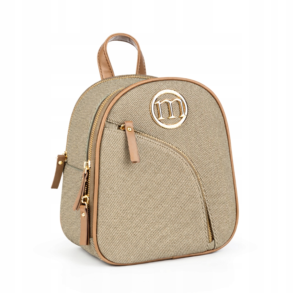 Batoh Monnari BAG1980 Khaki Zelený Malý městský Stylový 2 komory