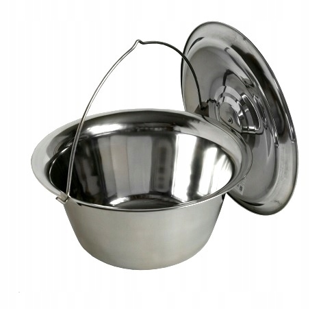 KOCIOŁEK WĘGIERSKI NIERDZEWNY 20L POKRYWKA CHOCHLA Producent inna