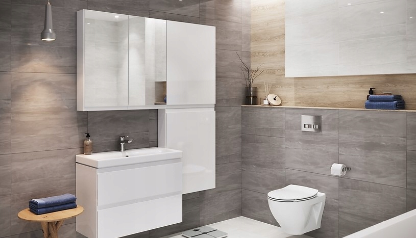 ZESTAW SZAFKA Z UMYWALKĄ 50 CERSANIT MODUO SLIM Kod producenta S801-229