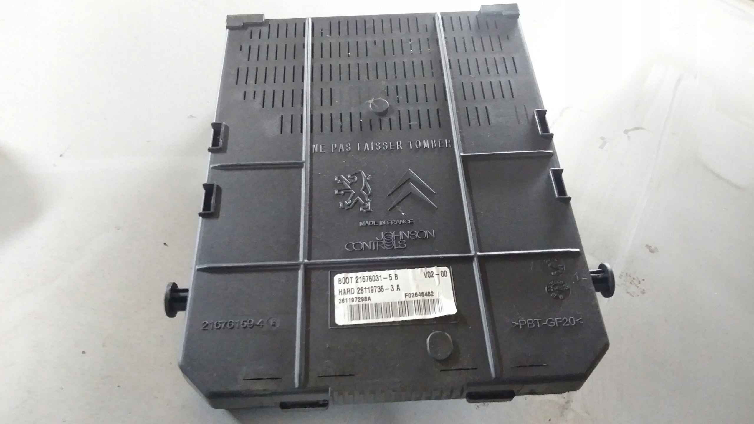 PEUGEOT CITROEN 1.6 HDI MODUŁ BSI 281197298A