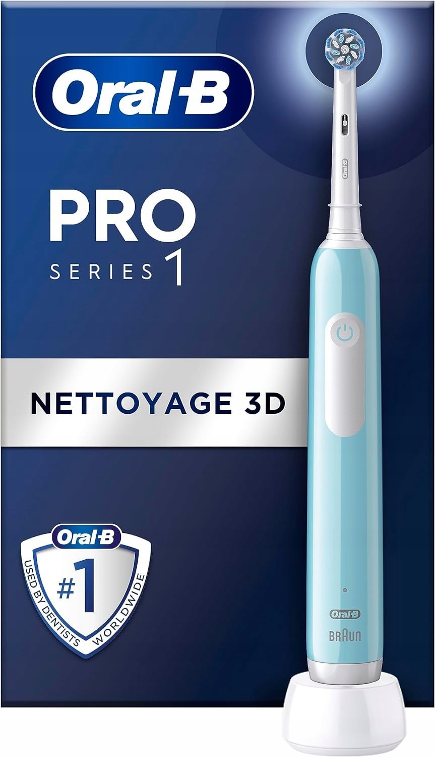 ORAL-B Pro Series 1 Niebieska Szczoteczka Elektryczna 3D Z Timerem — miniatura 3