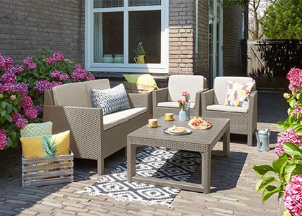 Stolik stół ogrodowy LYON 2w1 keter DWUPOZYCYJNY Producent Allibert