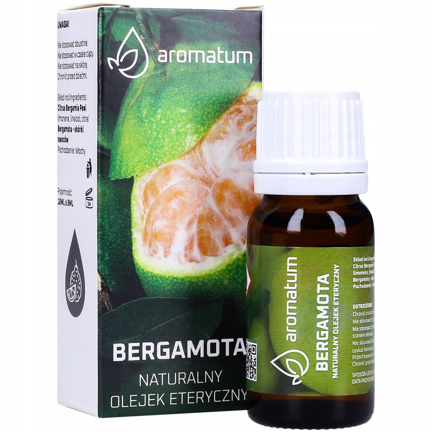 

Olejek Eteryczny 100% Naturalny Bergamotowy 12 ML