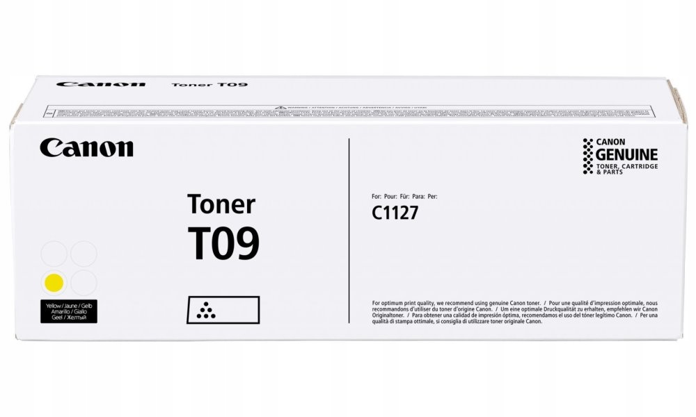 Canon originální toner T09Y žlutý výtěžnost 5900 stran