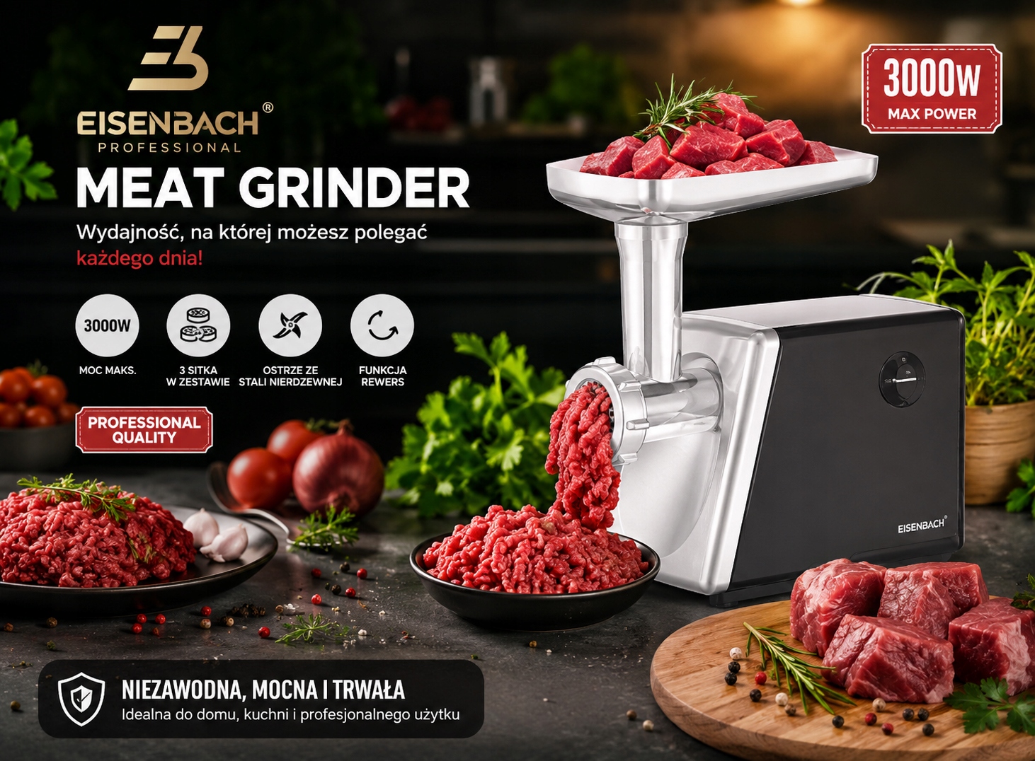 Mlýnek na maso Eisenbach EB-H166 1200W