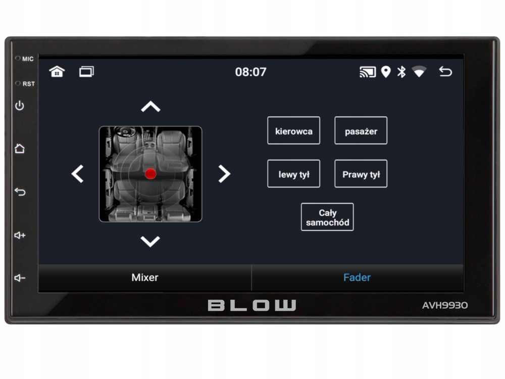 RADIO SAMOCHODOWE 2DIN 7'' GPS ANDROID BT DOTYK Radio informacja RDS pasmo FM
