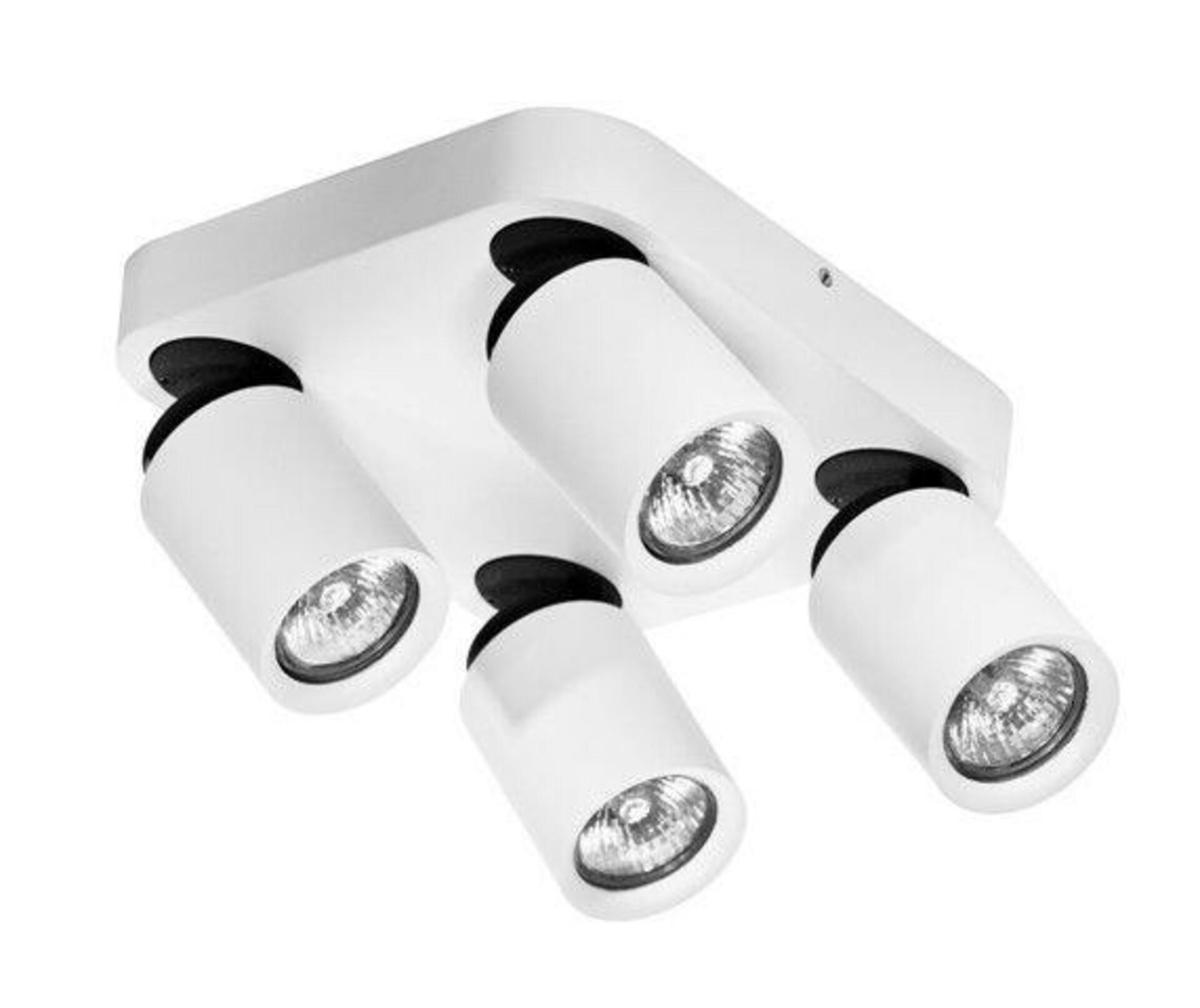 Stropné a nástenné bodové svietidlo AZzardo Tomi 4 Kw white/grey AZ0682 GU10