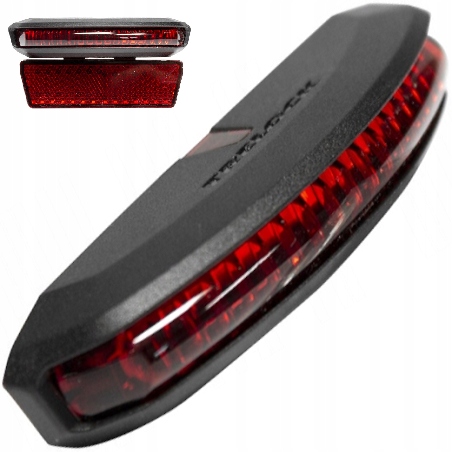 Lampka tylna na bagażnik Trelock Ls 653 Cob Line, dynamo