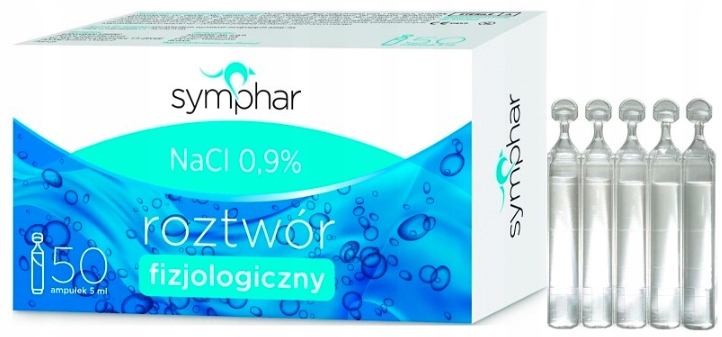 

Symphar sól fizjologiczna NaCl 50 x 5ml