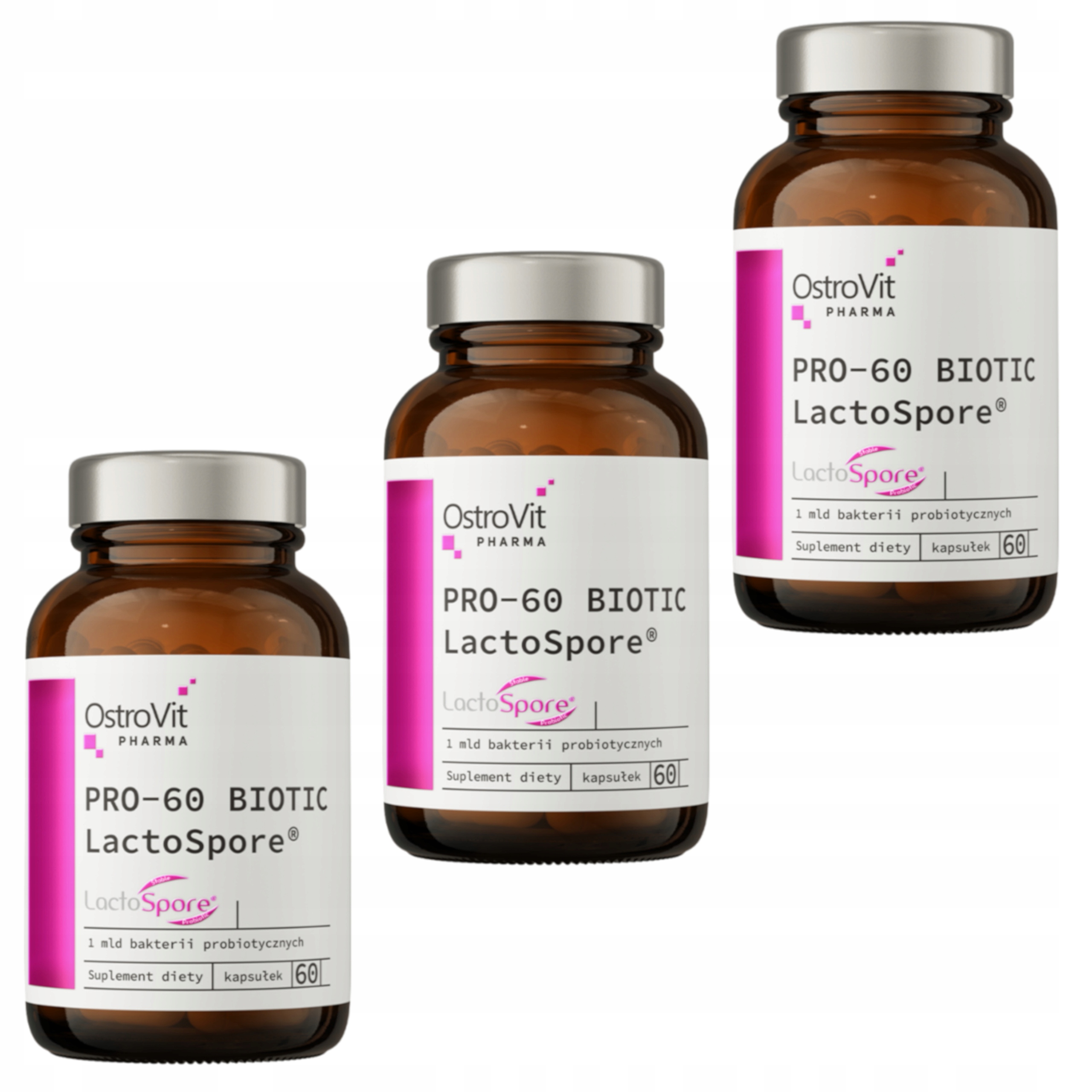 Ostrovit Pharma PRO-60 Biotic Lactospore 180 k. Probiotik Prebiotikum Inulin