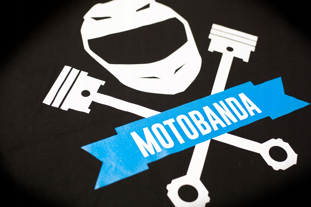 Koszulka Motobanda Classic czarna Kolor czarny