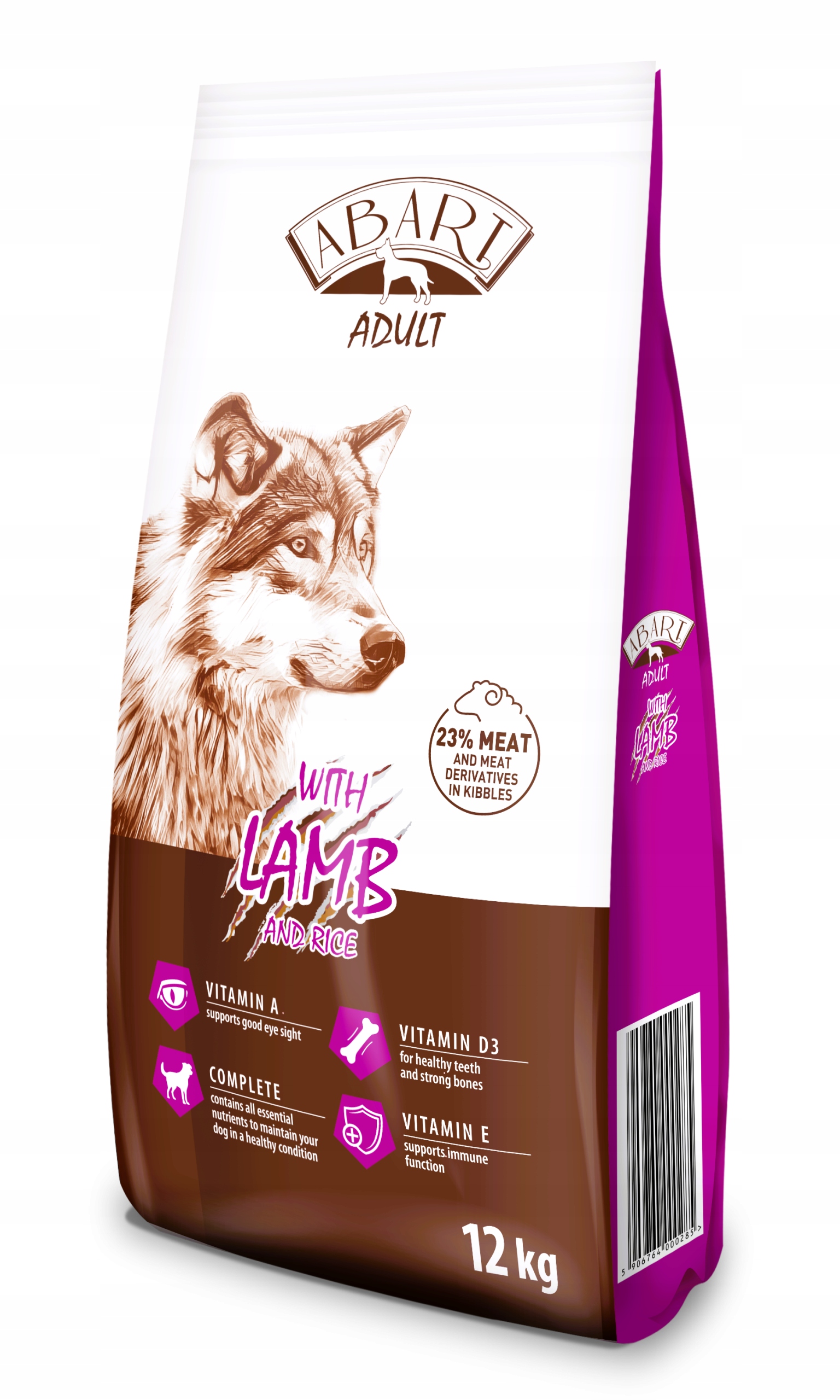 Abart suchý pro psa s jehněčím masem 12 kg