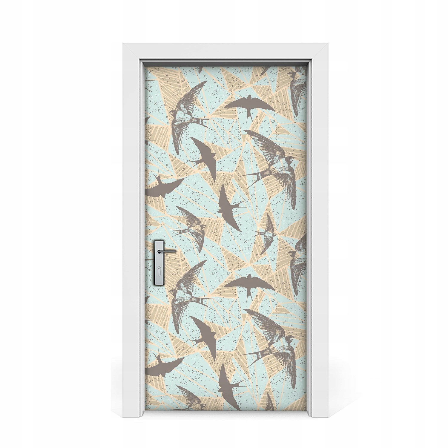 

Okleina naklejka drzwi Latające jaskółki 95x205