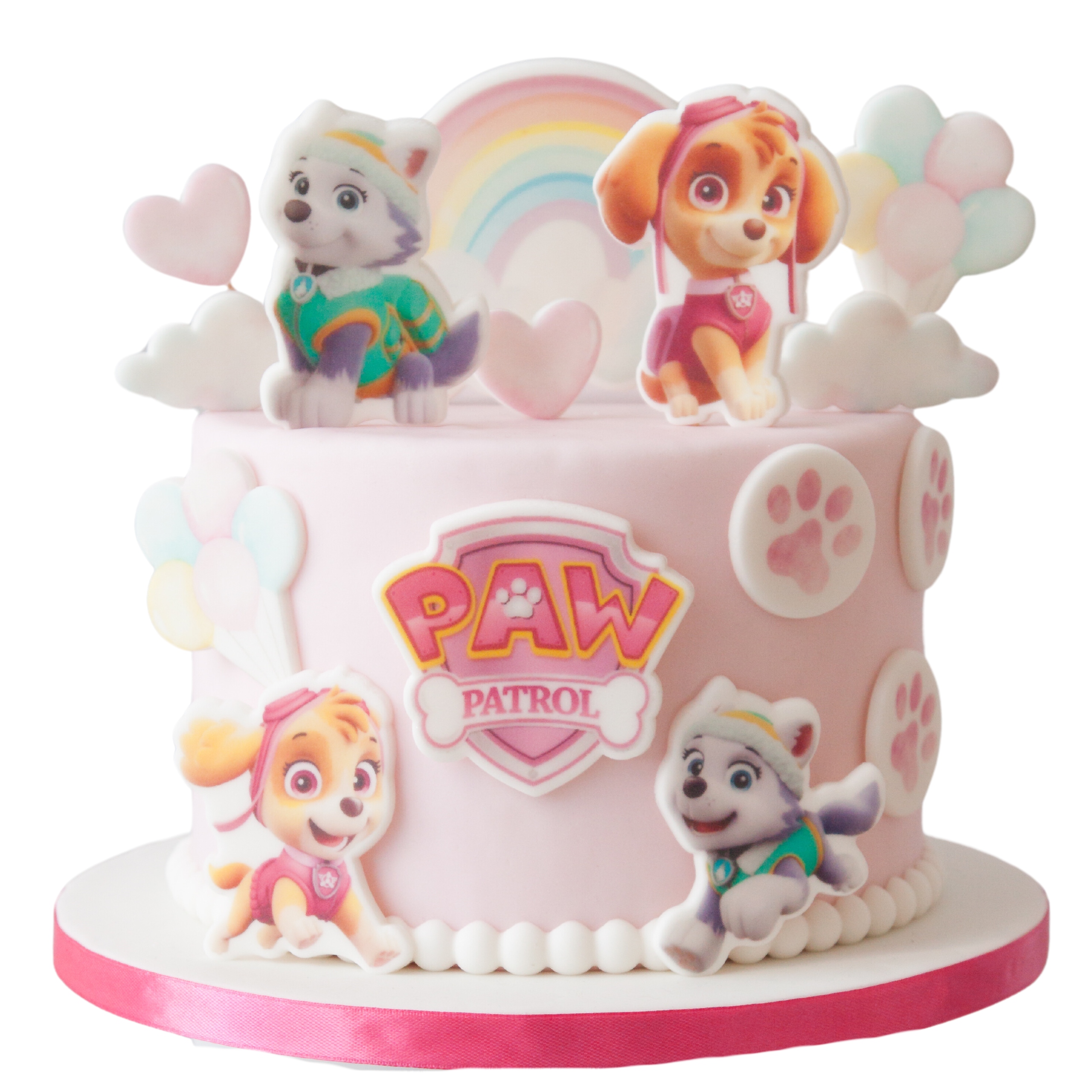 Levně Sada pro dekoraci na dort Tlapková patrola Sky 2D 15 ks. figurky oplatek ozdoba