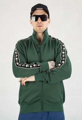 Mikina Pit Bull Mikina Zip Powers Poly-Elastyne v lahvově Bez Kapuce zeleň