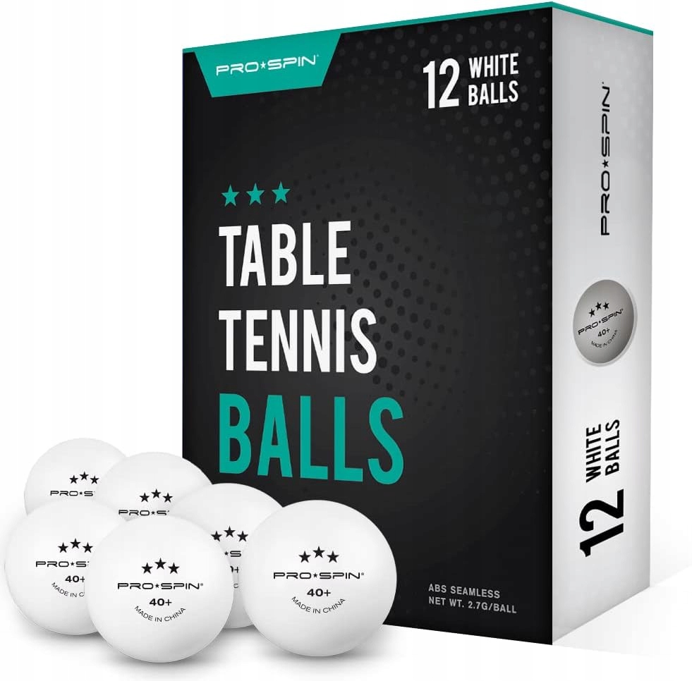 Pro-spin Piłki do ping ponga 12 sztuk