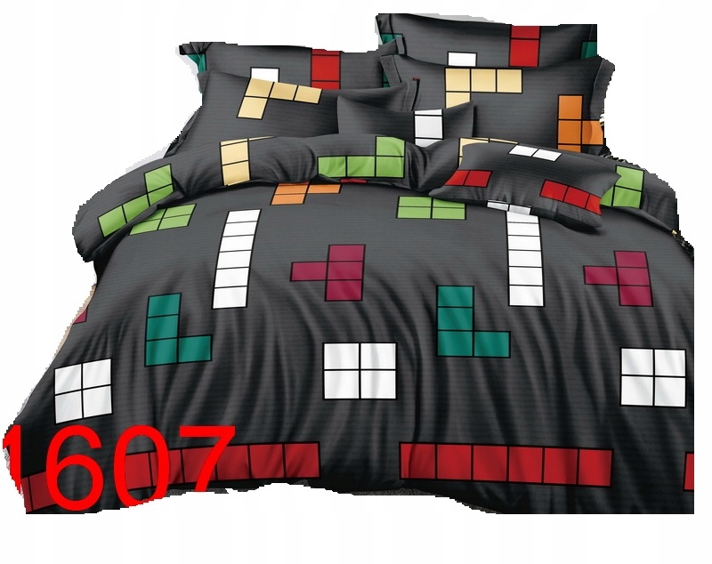 

Komplet Pościeli 160x200 Tetris Gra Młodzieżowa