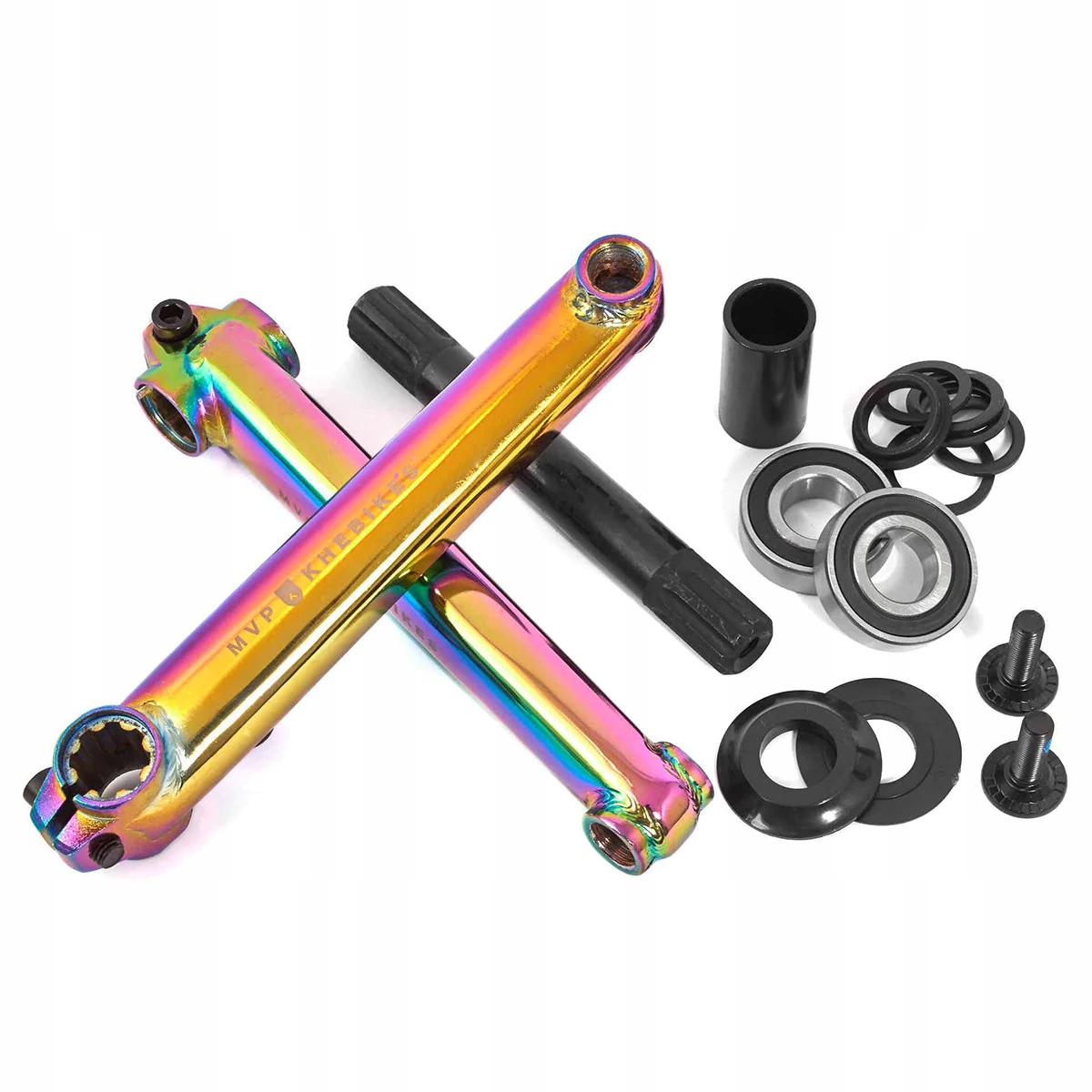 Bmx Kliky Khe Mvp Oil Slick, duhová barva, Rhd, 170 mm