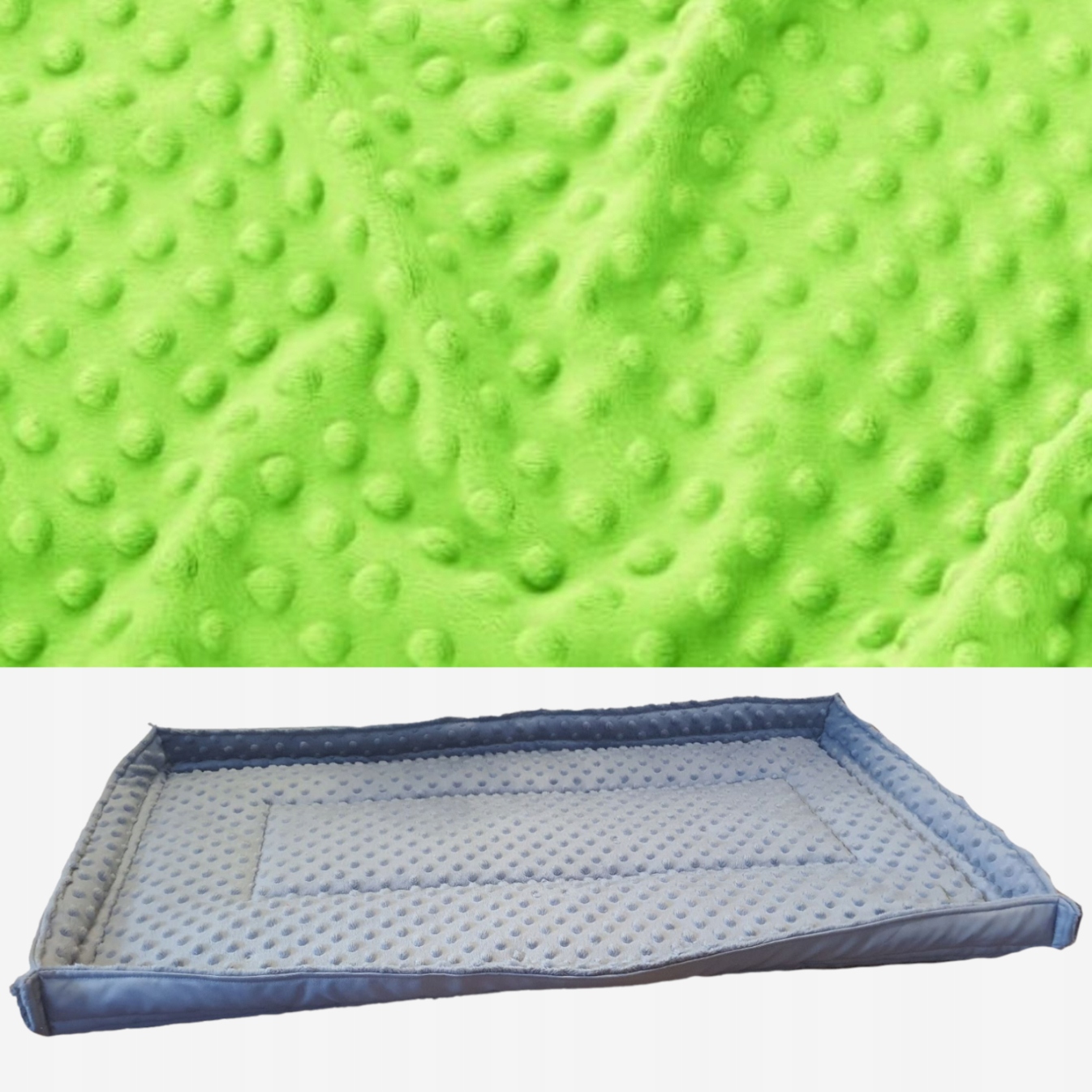 Levně Podložka do klece pro prasátko, ježka 120x60 voděodolná, světlá zeleň s okraji