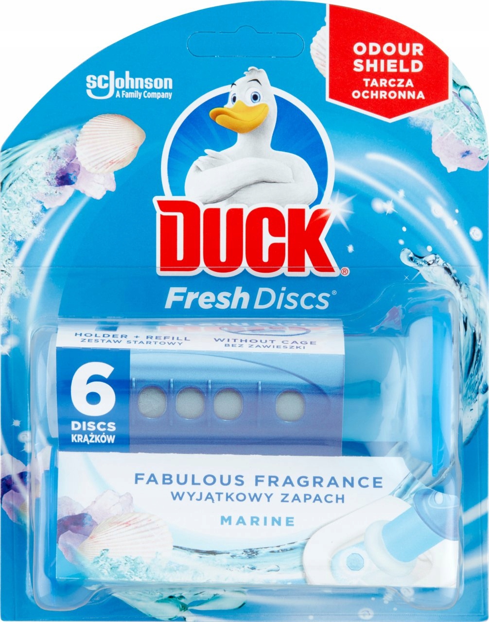 

Duck Fresh Discs Marine Krążki do WC+Aplikator 6sz