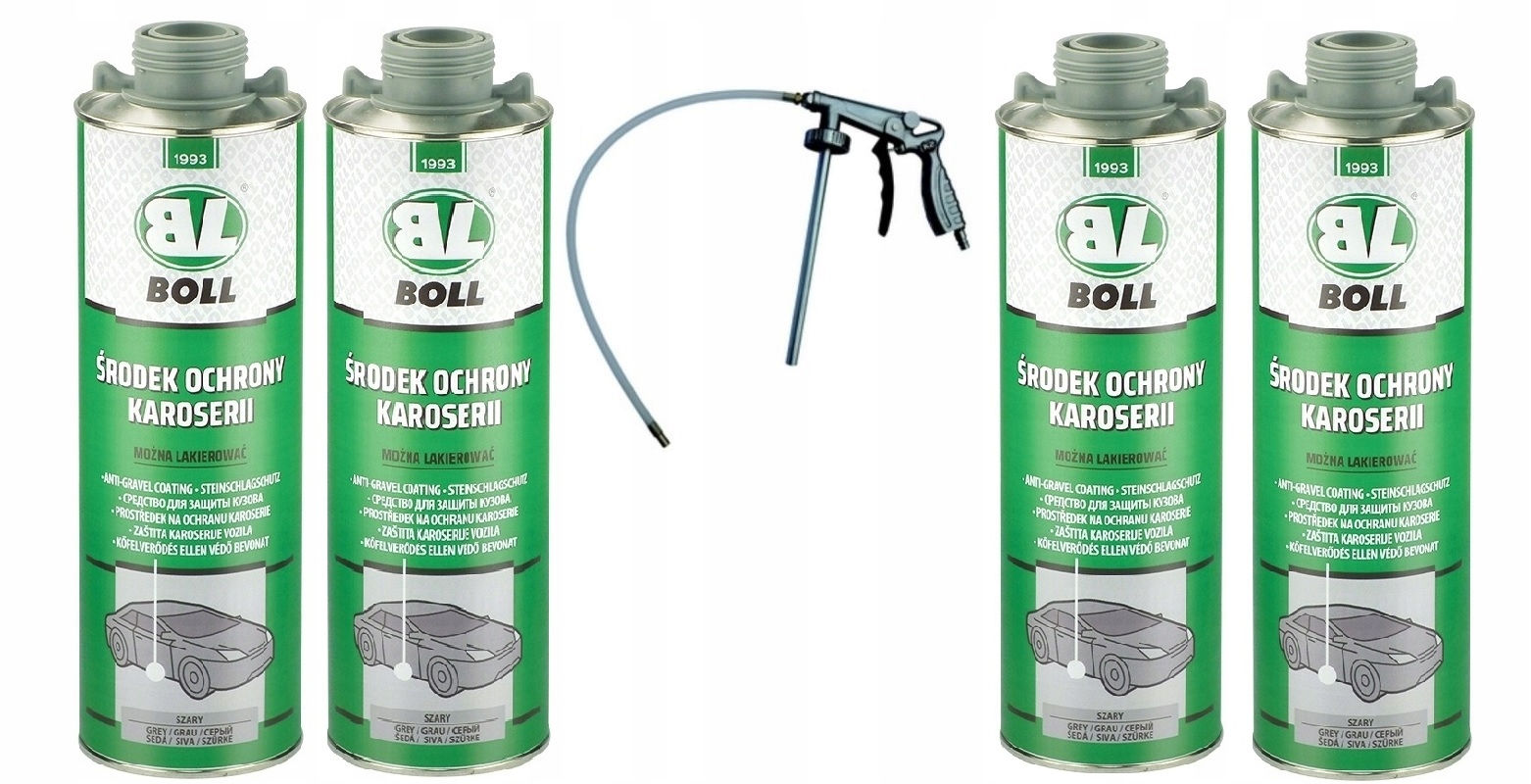 BOLL ZESTAW BARANEK 4x 1L SZARY PISTOLET K2 MASNER