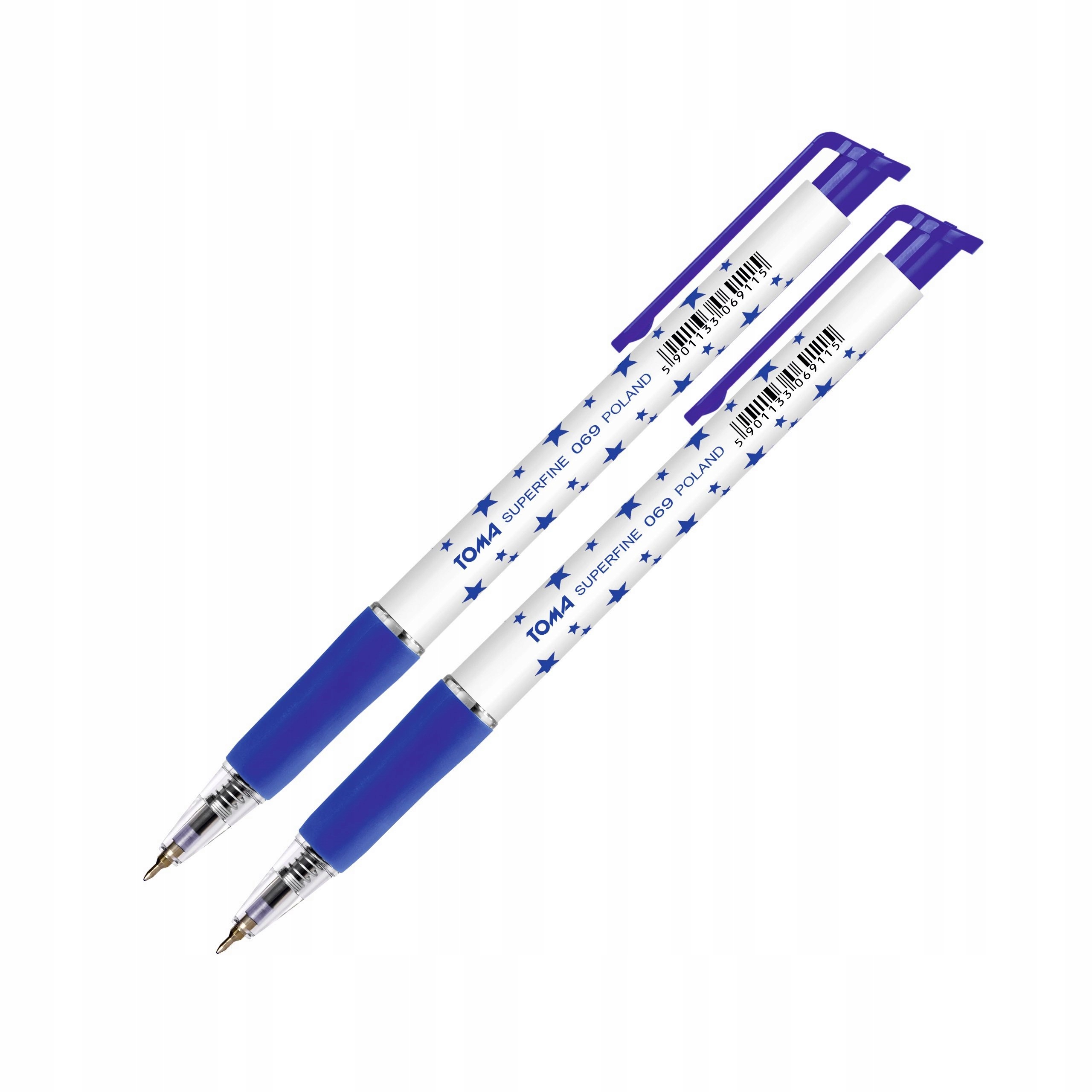 

Długopis w gwiazdki niebieski Toma automatyczny