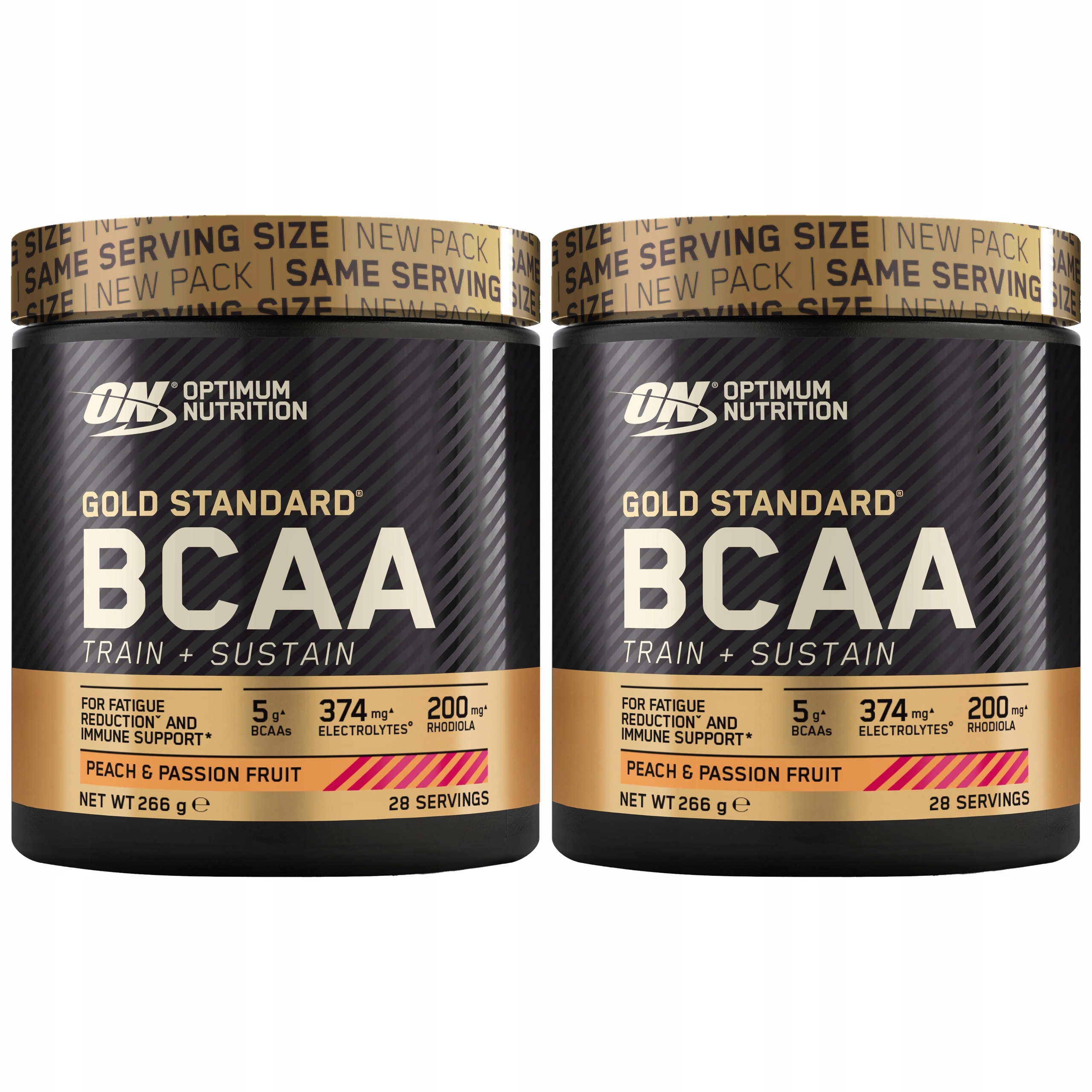 2x Bcaa rozvětvené aminokyseliny Train Sustain regenerace Optimum Nutriti