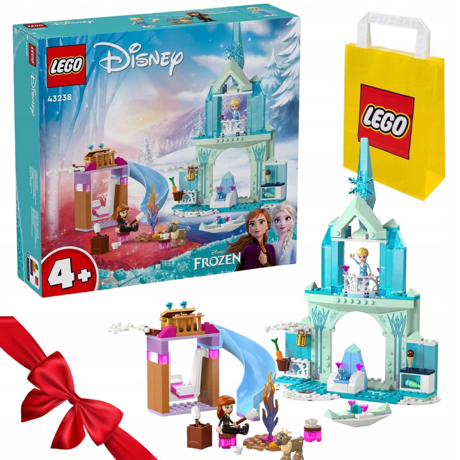 Zestaw Klocków Lego Disney 43238 Elsa I Zamek Z Krainy Lodu Top