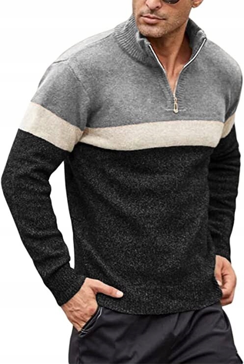 Dzianinowy sweter męski FUERI, rozmiar XXL 14123621438 - Allegro.pl