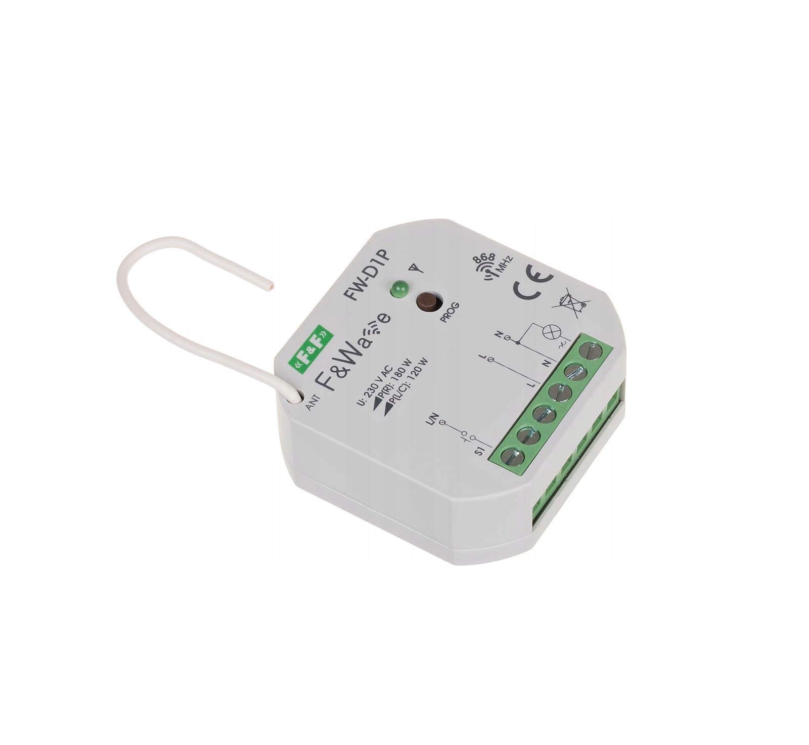Rádiový univerzální stmívač 85-265V Ac/dc F&f FiWave FW-D1P