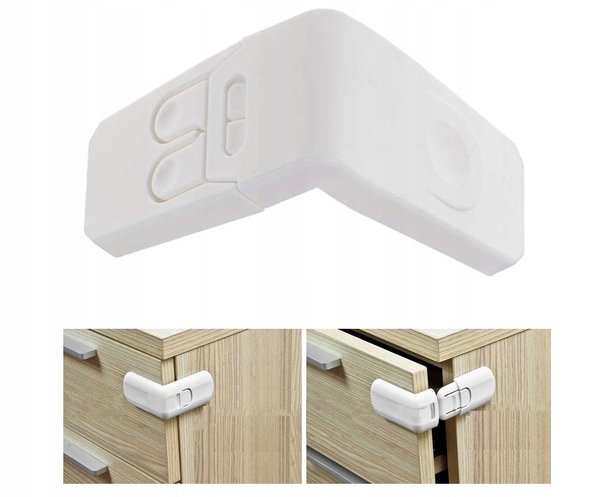 

Kątowe Boczne Zabezpieczenie Blokada Szuflad Szafy