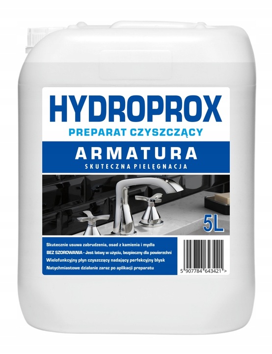 Levně Tekutina Hydroprox 5 l pro čištění armatury