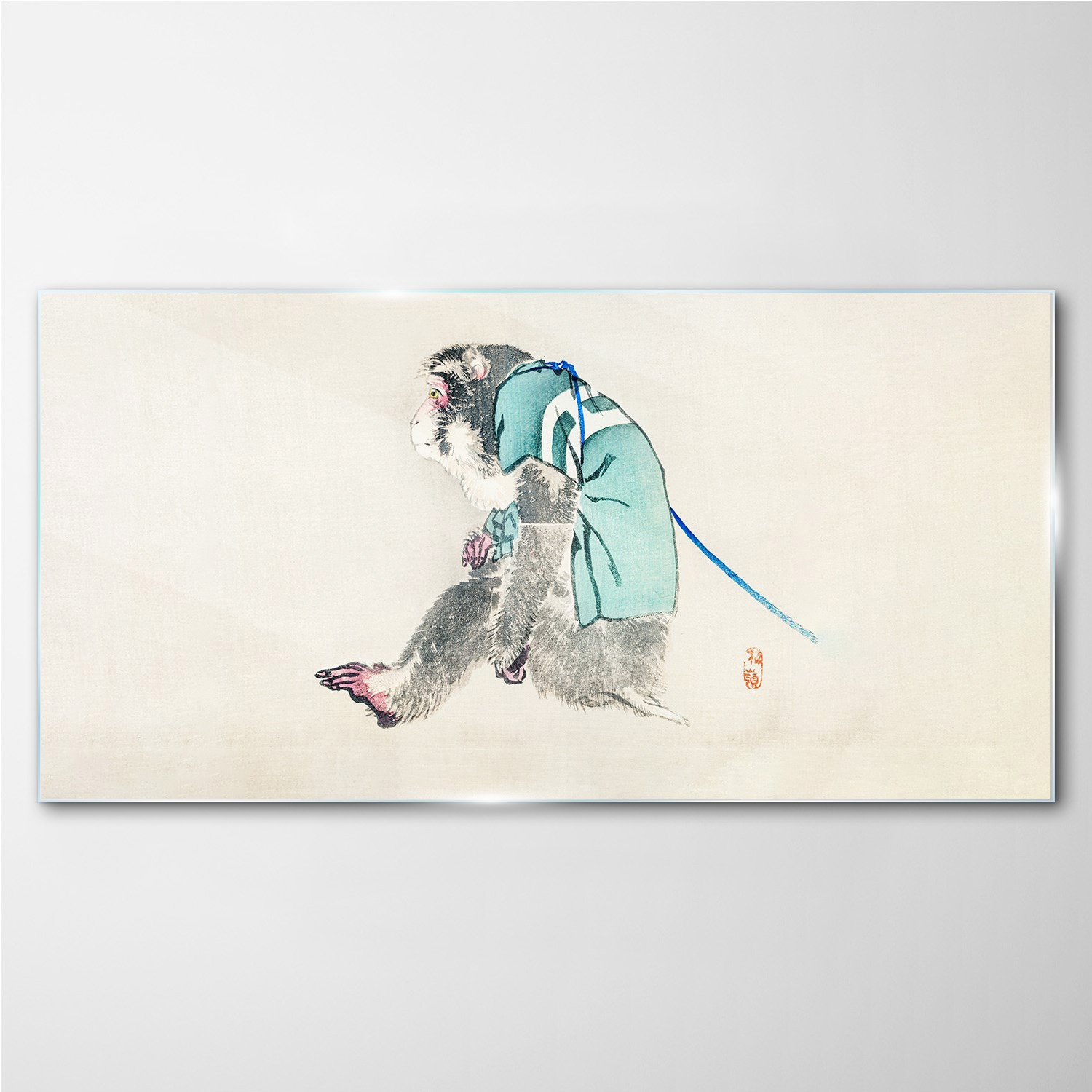 

Obraz szklany na ścianę Zwierzę małpa 140x70 cm