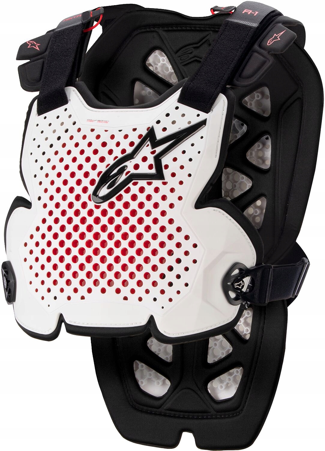 Chránič Hrudníka Alpinestars A-1 Roost Guard Čierno-bielo-červený M/L