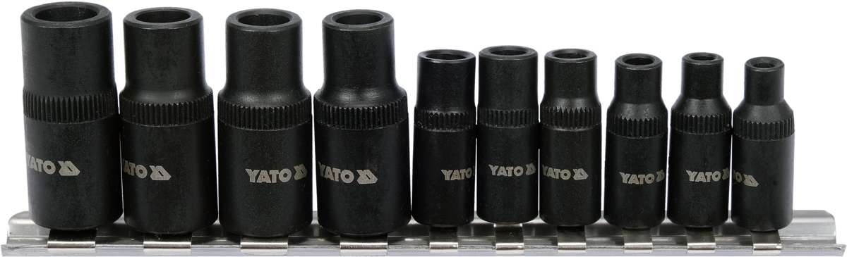 YATO ZESTAW NASADEK ADAPTER DO GWINTOWNIKÓW 1/4" 3/8"