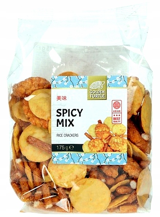 Levně 4x Krekry rýžovo-kukuřičné Arare, snack mix Spicy 175 g