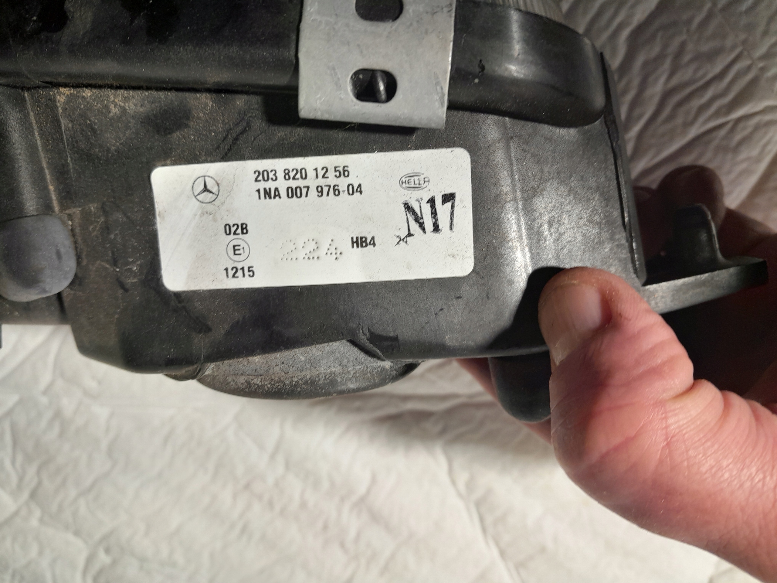 MERCEDES SL500 R230 Nebelscheinwerfer rechts 2038201256