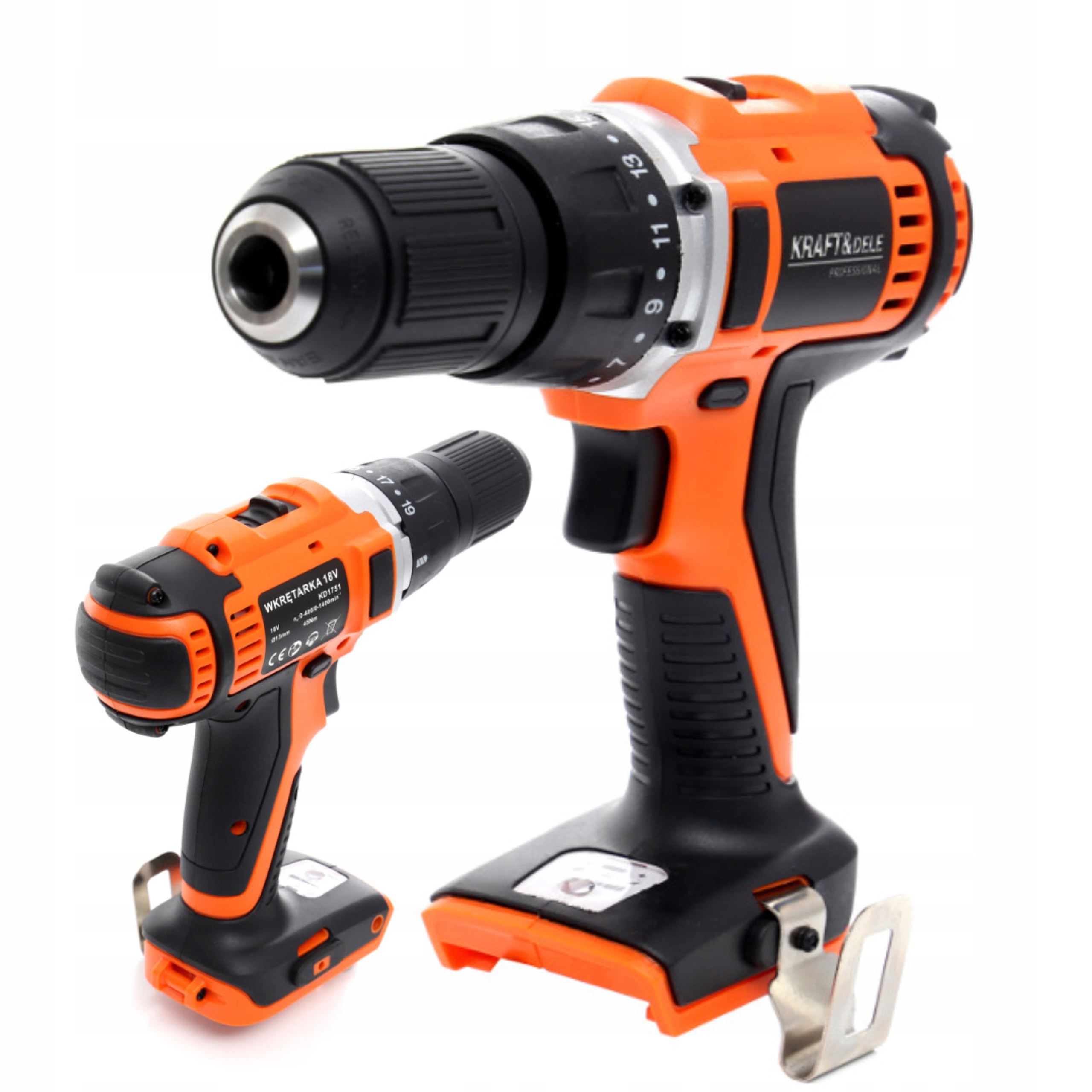 Aku Šroubovák Akumulátorová Vrtačka 18V X-series 45 Nm Kraft&dele KD1751