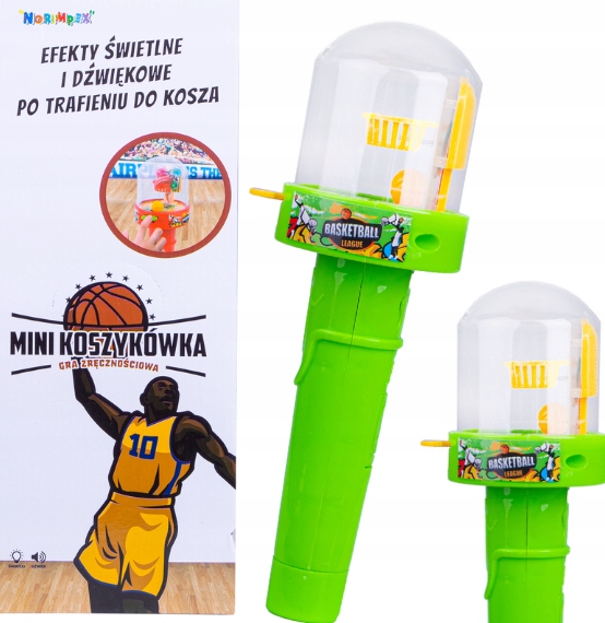 

Mini Przenośna Ręczna Koszykówka Światło Dźwięk +
