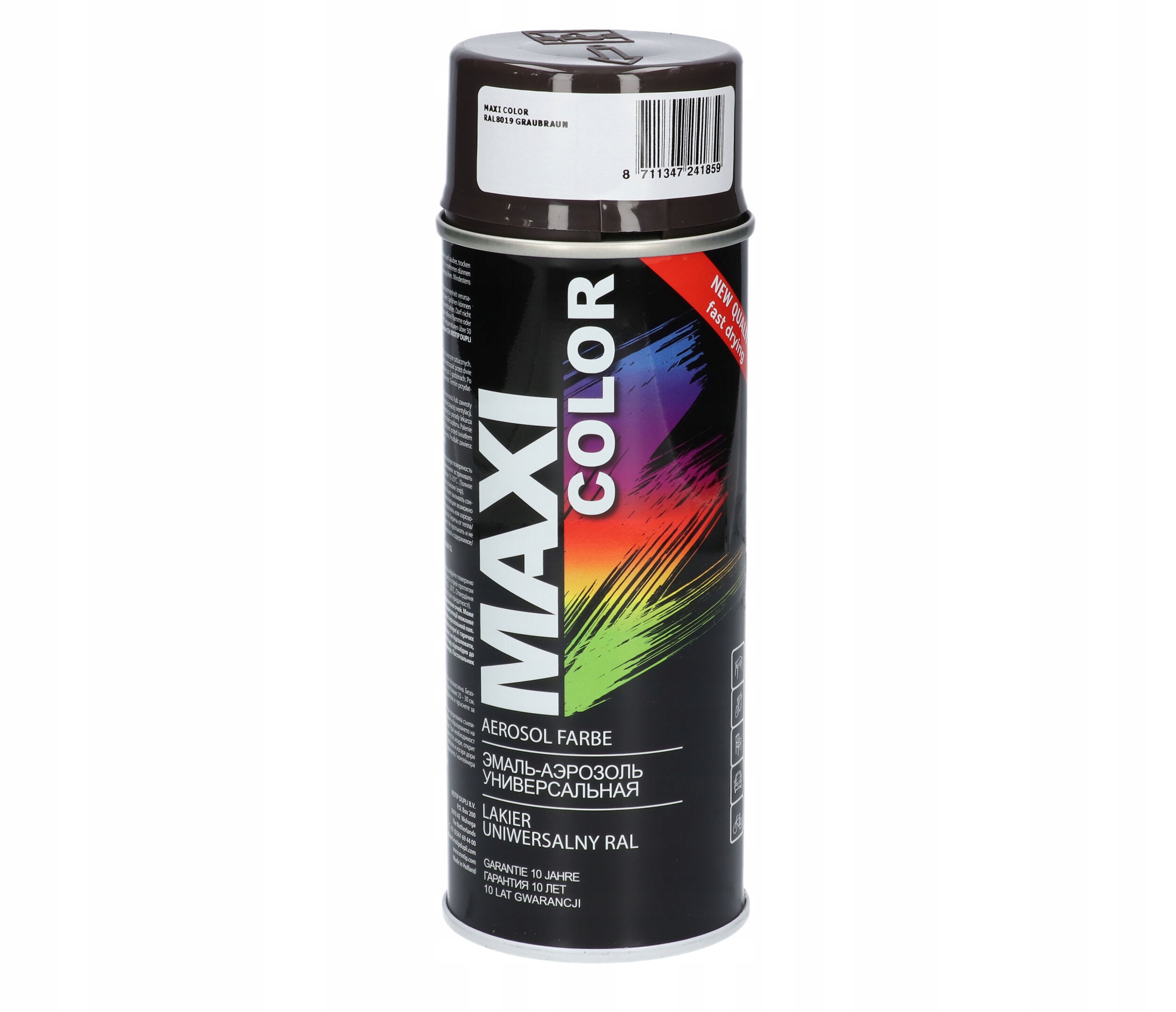 

Maxi Color Ral 8019 Farba Lakier Brązowy Szary