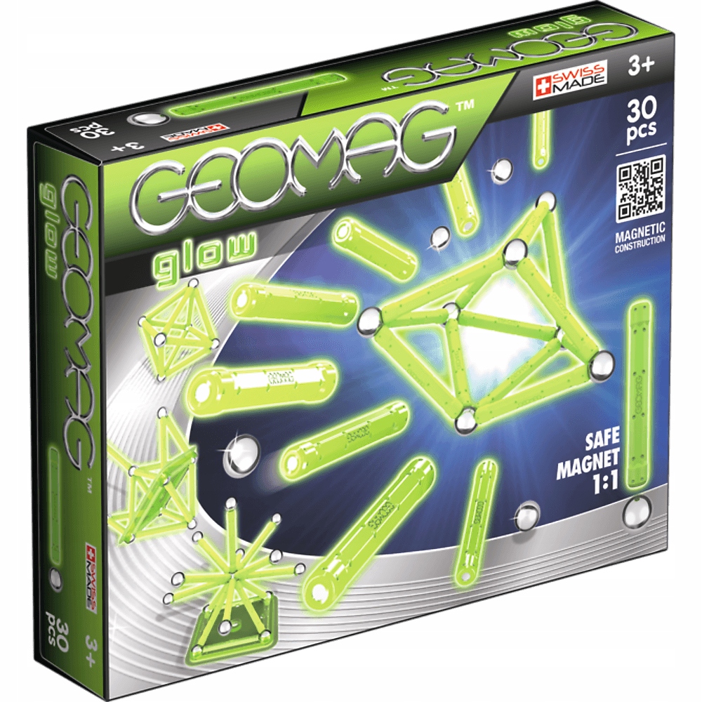 

G335 Geomag Glow Klocki Magnetyczne Świecące 30 El