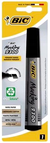 PERMANENTNY MARKER BIC MARKING 2300 CZARNY EAN (GTIN) 3086122301093