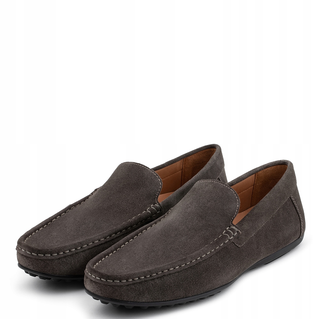 Pánské hnědé kožené mokasíny Pako Lorente vel 42